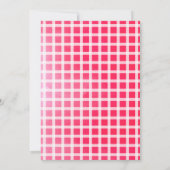 Pizza Party Anniversaire Invitations pour fille (Dos)