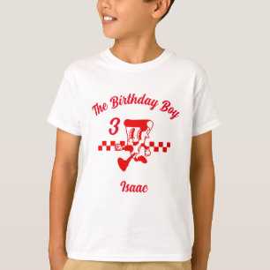 Pizza Party Anniversaire Tshirt pour enfants