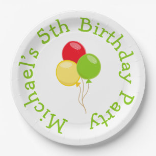 Pizza Party Birthday Papieren Bordje