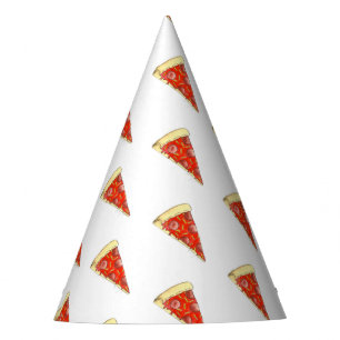 Pizza Party Cheese Pepperoni Pie Slice Pizzeria Feesthoedjes