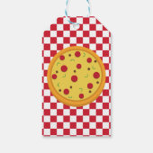 Pizza Party Favor Label Cadeaulabel (Achterkant)