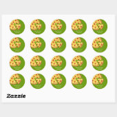Pizza Party Favor Sticker of Envelopzegel (Vel)