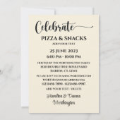 PIZZA PARTY / Graduation / etc. Invitation (Dos)