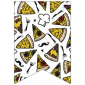 Pizza Party Happy Birthday Banner (Eerste vlag)