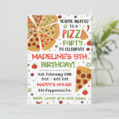 Pizza Party Invitation Pizza Anniversaire Pizza Pa (Debout devant)