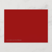 Pizza Party Invitation Uitnodiging Briefkaart (Achterkant)