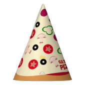 Pizza Party Kinderen Birthday Feesthoedjes (Links)