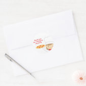 Pizza Party Meisje Stickers (Envelop)