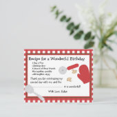 Pizza Party Merci note (Debout devant)