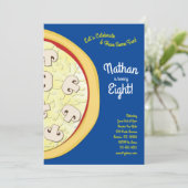 Pizza Party Mushrrom Pizza Kaart (Staand voorkant)