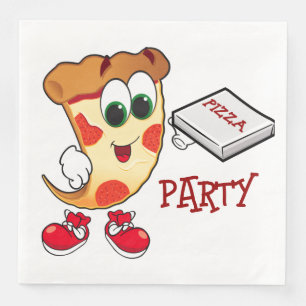 Pizza Party Napkins Servet