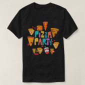 Pizza Party National kaas pizzadag Pizza maand T-shirt (Design voorkant)