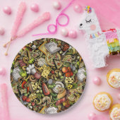 Pizza Party Paper Bord (Feest)