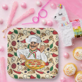 Pizza Party Papieren Bordje (Feest)