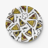 Pizza Party Pattern Bord (Voorkant)