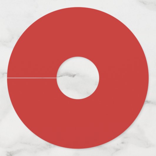 Pizza Party Pepperoni Cheese New York Pizzeria Wijnglaslabel (Achterkant)