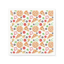 Pizza Party Schattige Pizza Pattern Kids Verjaarda