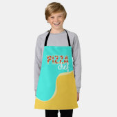 Pizza party schort (Gedragen)