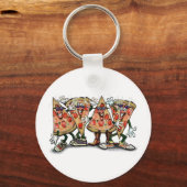 Pizza Party Sleutelhanger (Voorkant)