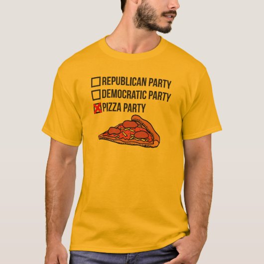 Pizza Party T-shirt (Voorkant)