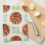 Pizza Party Theedoek (Quarter Fold)