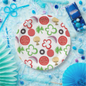 Pizza Party toppings paper bord (Feest)