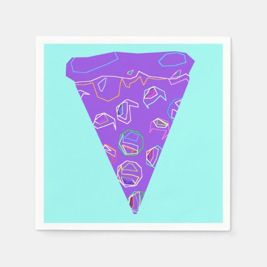 Pizza Party Wedding Servet (Voorkant)