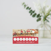 Pizza Pasta Restaurant Custom Photo Loyalty (Staand voorkant)