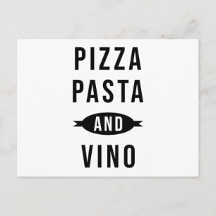 Pizza Pasta Vino Briefkaart