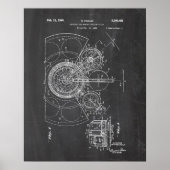 Pizza Patent Poster (Voorkant)