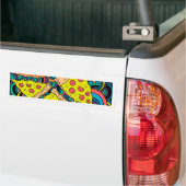 Pizza patroon bumpersticker (Op Truck)