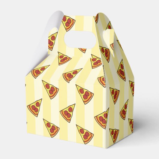 Pizza patroon inpakpapier bedankdoosjes (Achterkant)