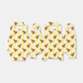 Pizza patroon inpakpapier bedankdoosjes (Uitgevouwen)