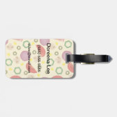 Pizza Pattern 2 Bagagelabel (Achterkant horizontaal)