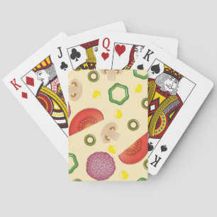 Pizza Pattern 2 Pokerkaarten