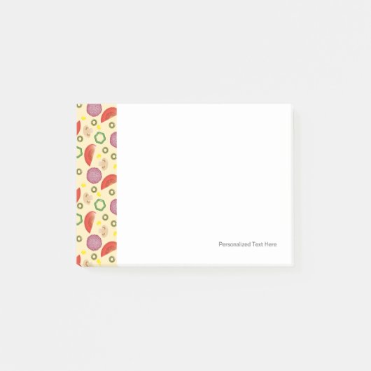 Pizza Pattern 2 Post-it® Notes (Voorkant)