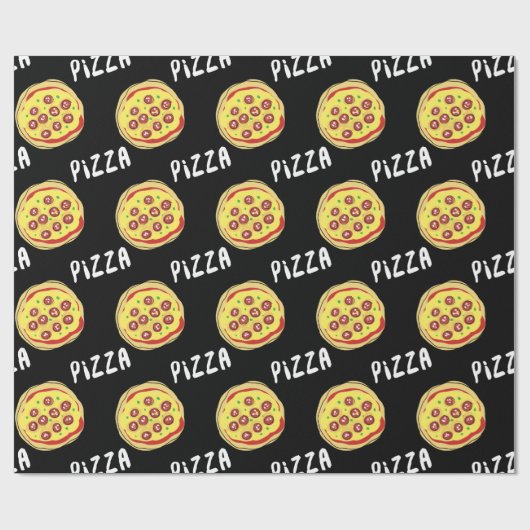 Pizza Pattern Cadeaupapier (Vlak)