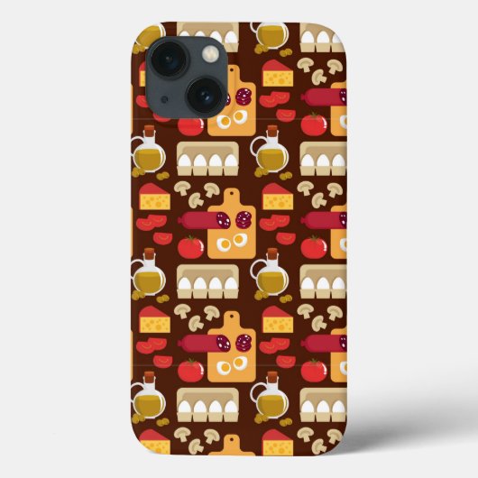 Pizza Pattern Case-Mate iPhone Case (Achterkant)