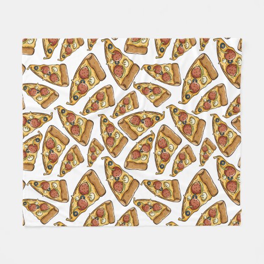 Pizza Pattern dekens (Voorkant (Horizontaal))