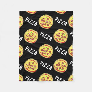 Pizza Pattern Fleece Deken