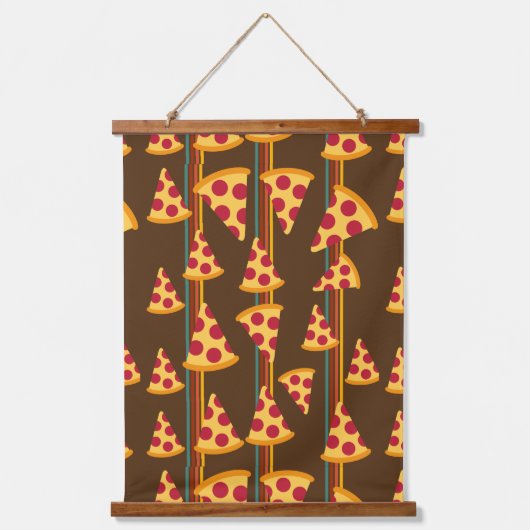 PIZZA PATTERN HANGEND WANDKLEED (Voorkant)