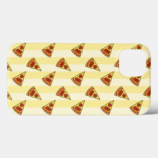 Pizza Pattern iPad Case (Achterkant (horizontaal))