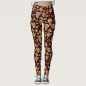 Pizza Pattern Leggings (Voorkant)