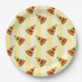 Pizza Pattern Papieren Bordje (Voorkant)