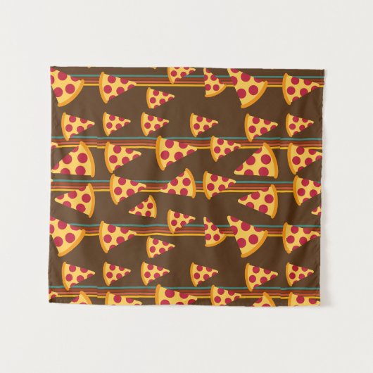 PIZZA PATTERN WANDKLEED (Voorkant (horizontaal))