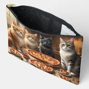 Pizza Paw-ty: Vier katten graven in! Etui