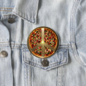 Pizza Peace Sign Button (In situ)