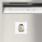 Pizza Penguin Magneet (Insitu (Vaatwasser))