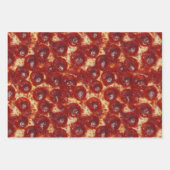 Pizza Pepperoni Champignonvlees Close-ups Inpakpapier Vel (Voorkant)