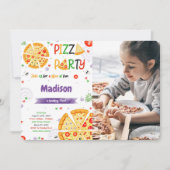 Pizza Photo invitation (Devant)
